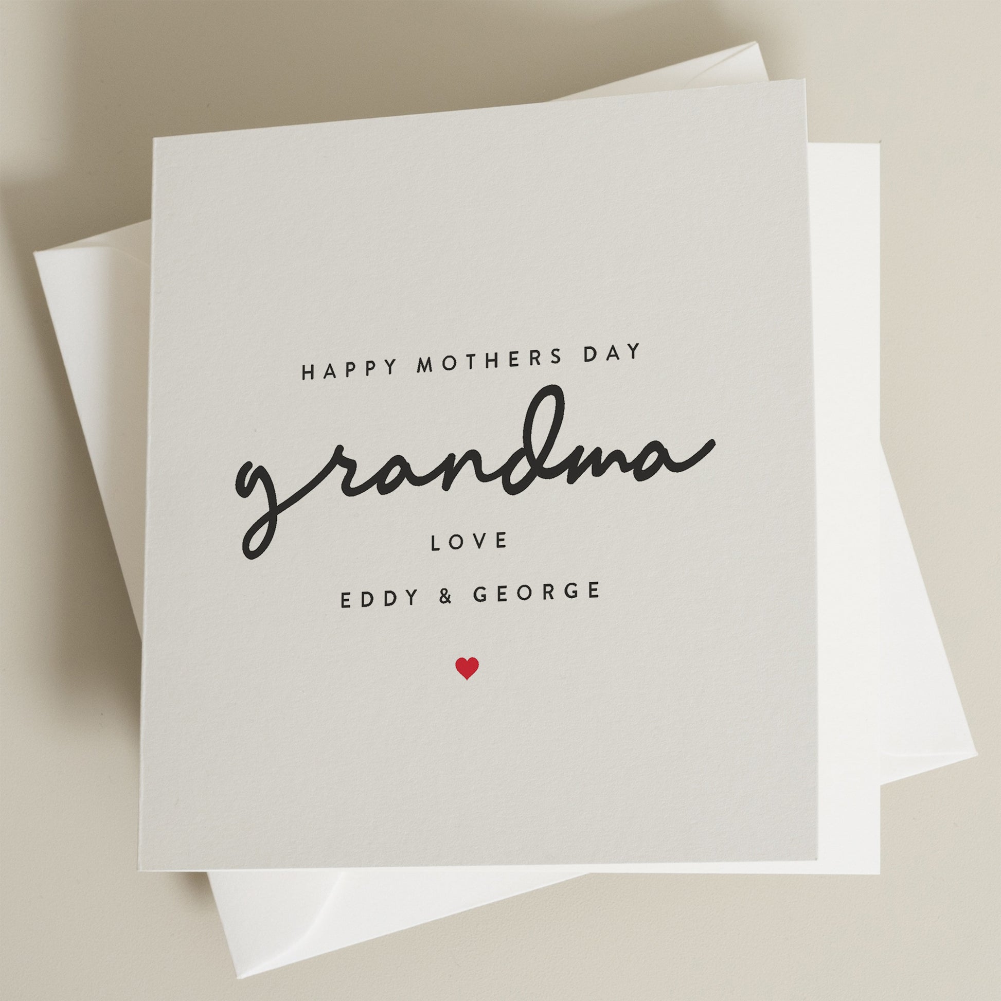 Personalised Mothers Day Card For Grandma, Grandma Mothers Day Card, Happy Mothers Day Card For Grandma, Grandparent Mothers Day Card MD062