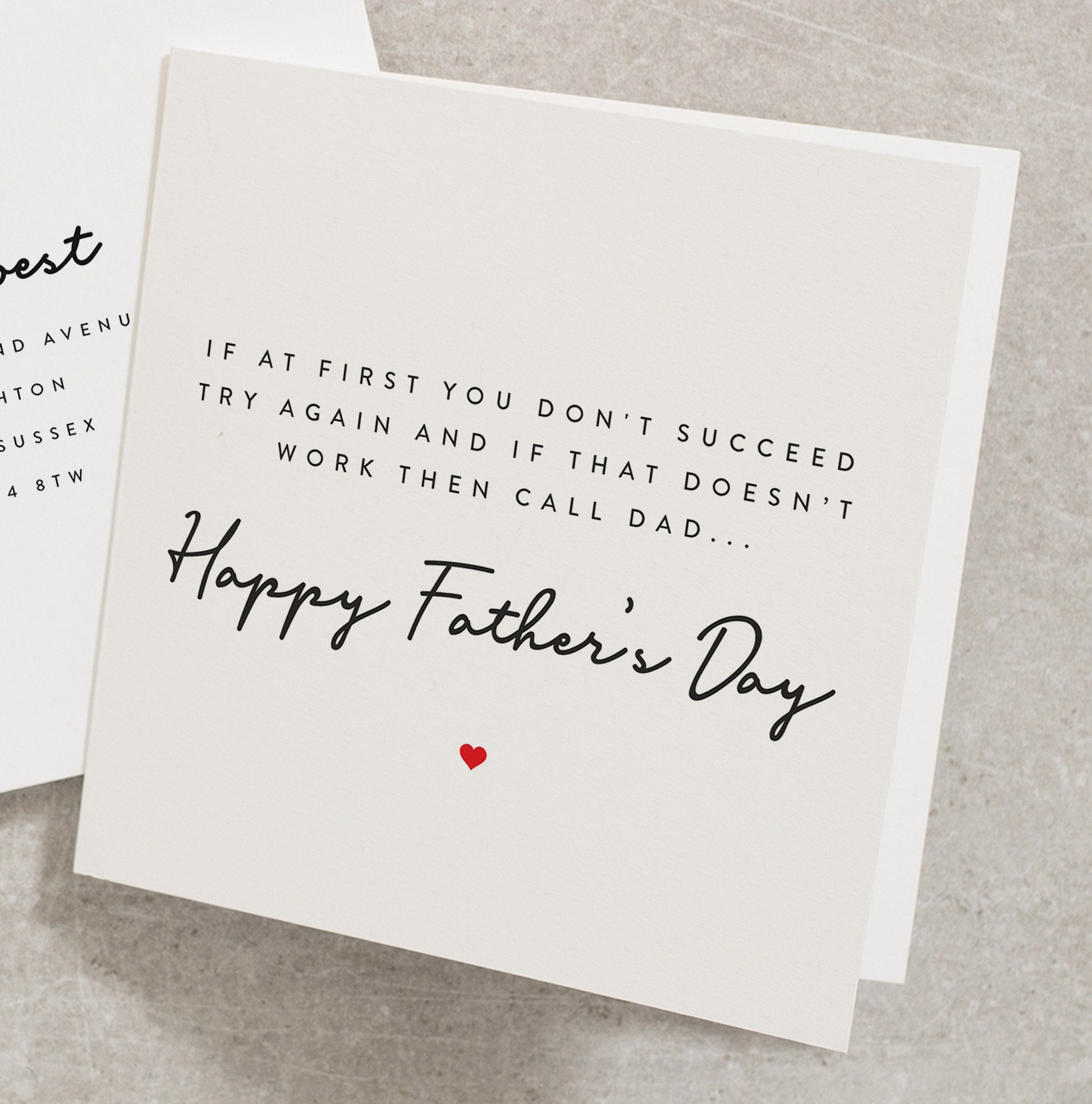 Silly Fathers Day Card For Dad, Dad Fathers Day Card, Happy Fathers Day Card For Daddy, Fathers Day Card For Dad, Card For Daddy FD153