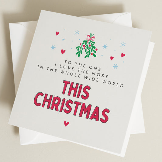 Cute Christmas Card, Funny Personalised Christmas Card, Boyfriend Christmas Card, Romantic Christmas Card, Family Christmas Card