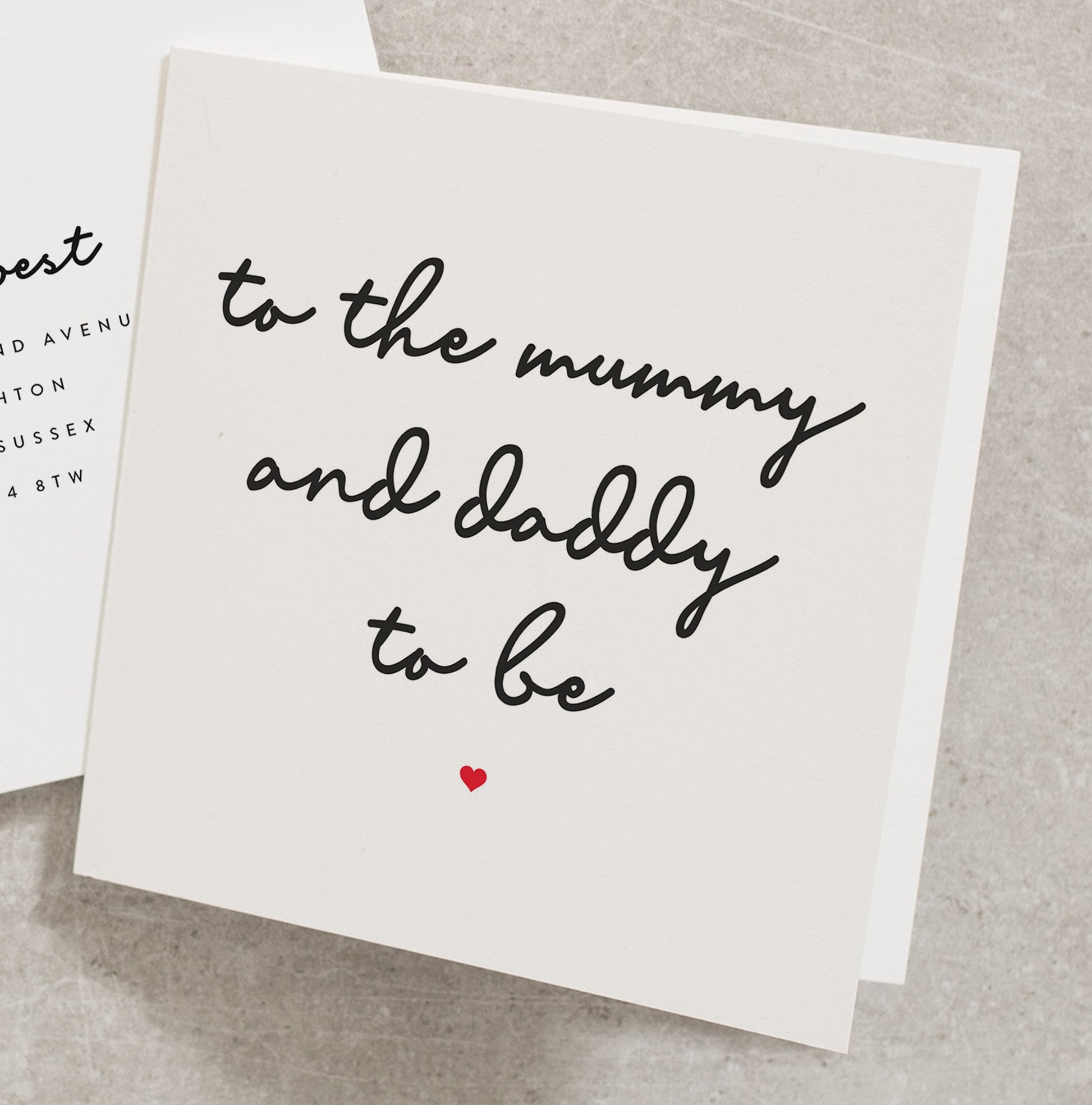 To The Mummy and Daddy To Be Pregnancy Card, New Parents Pregnancy Card, Mummy To Be Pregnancy Card, Daddy To Be Pregnancy Card PG039