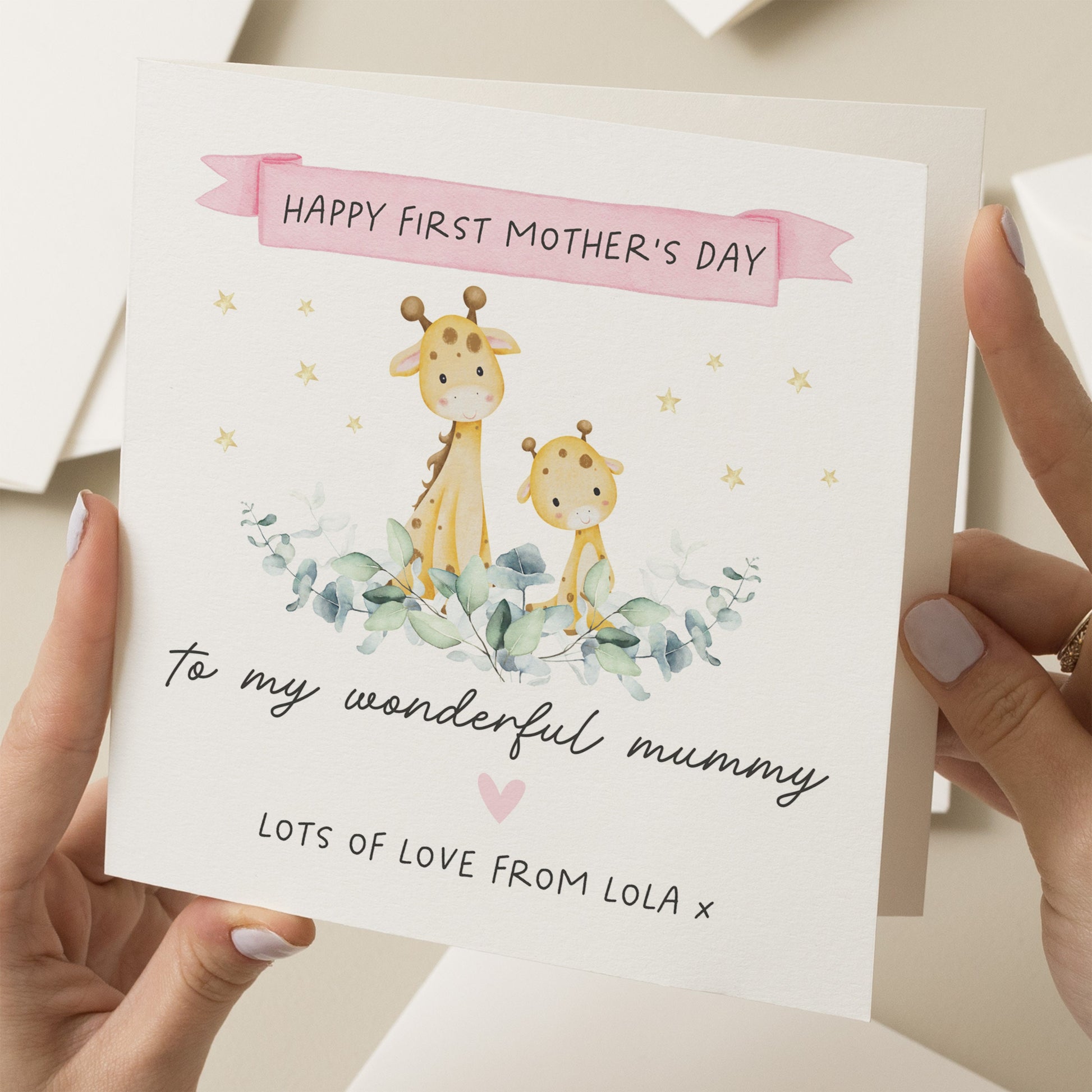 1st Mothers Day Card Mummy, Personalised First Mothers Day Card Mum, Happy 1st Mothers Day, First Mothers Day Gift, Gift For Mother&#39;s Day