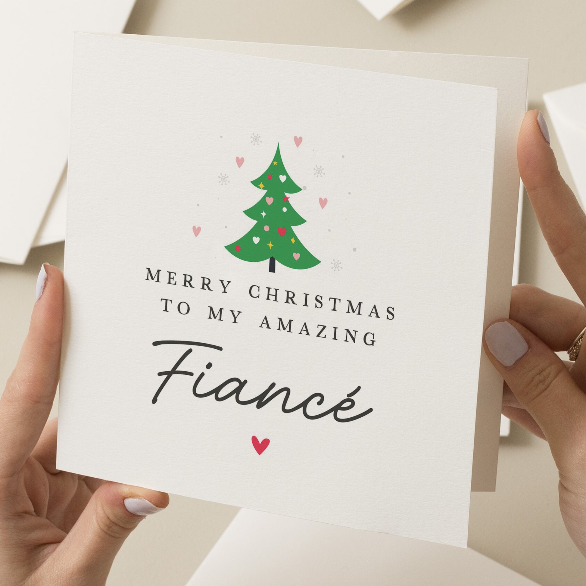 Fiancé Christmas Card, Christmas Card Fiancé, Christmas Card for Future Husband, For Him Christmas Card, Man Xmas Card, Gift