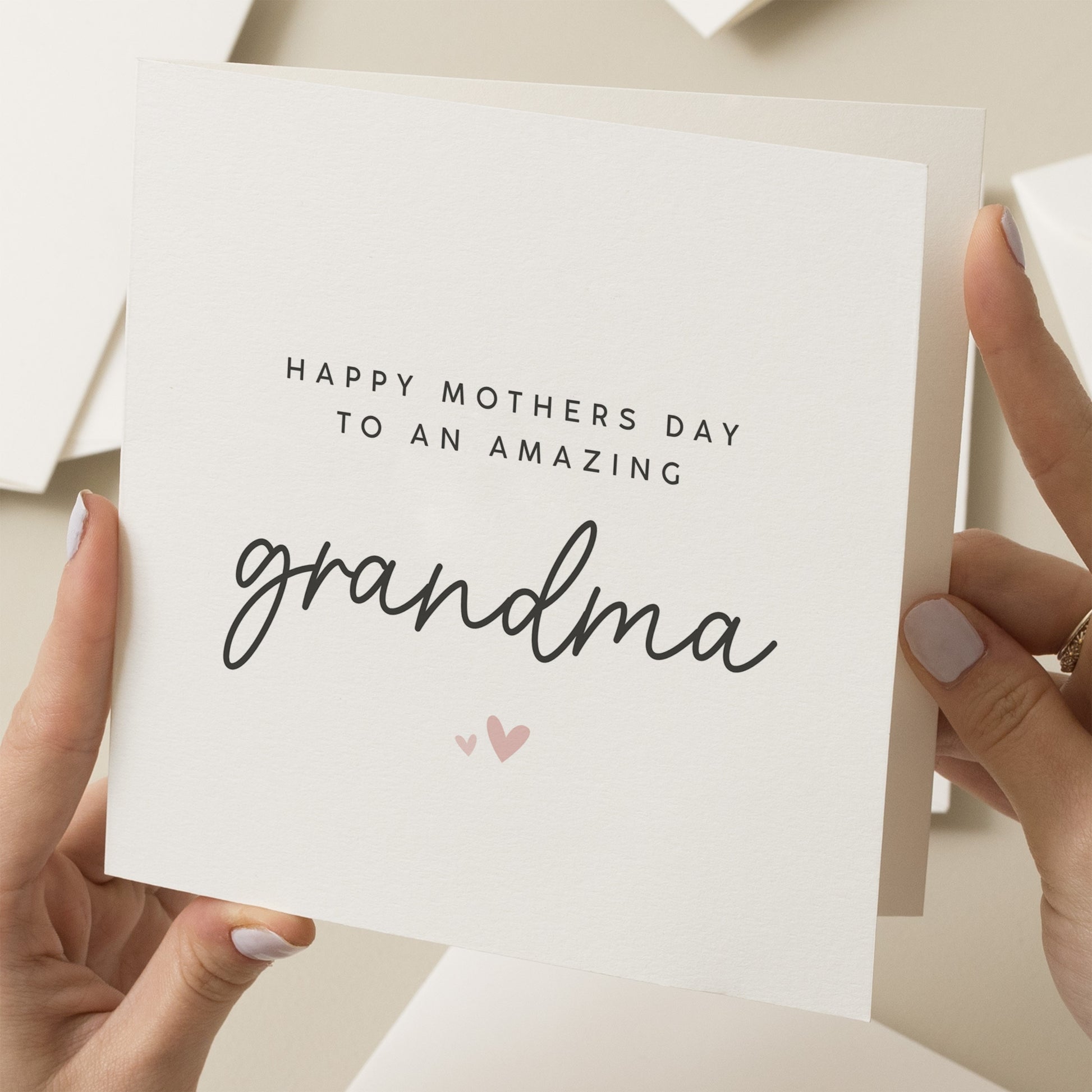 Grandma Mothers Day Card, Mothers Day Card For Grandma, Grandma Mothers Day Gift, Card For Grandparent, Cute Mothers Day Card To Grandma