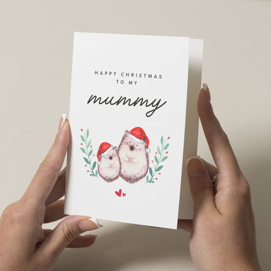 Christmas Card For Mum, Mum Christmas Card, Mum Christmas Gift, Xmas Card For Mum, Mum Xmas Gift, Simple Mum Christmas Card, Mummy, Mother