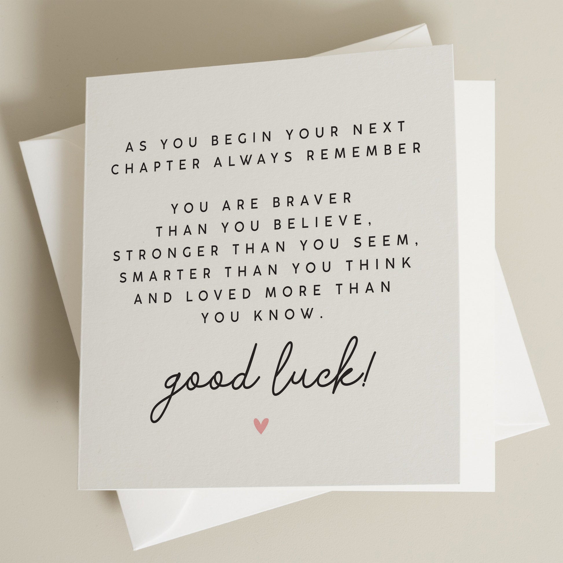 Congratulations New Job Card, New Chapter Card For Colleague, Poem Card For Friend, Leaving Work Card, Good Luck Card For Coworker