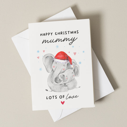 Christmas Card For Mum, Mum Christmas Card, Mum Christmas Gift, Xmas Card For Mum, Mum Xmas Gift, Simple Mum Christmas Card, Mummy, Mother