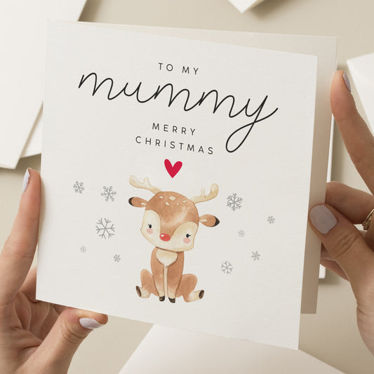 Christmas Card For Mum, To My Mummy Christmas Card, Mum Christmas Gift, Xmas Card For Mum, Mum Xmas Gift, Simple Mum Christmas Card, Mummy