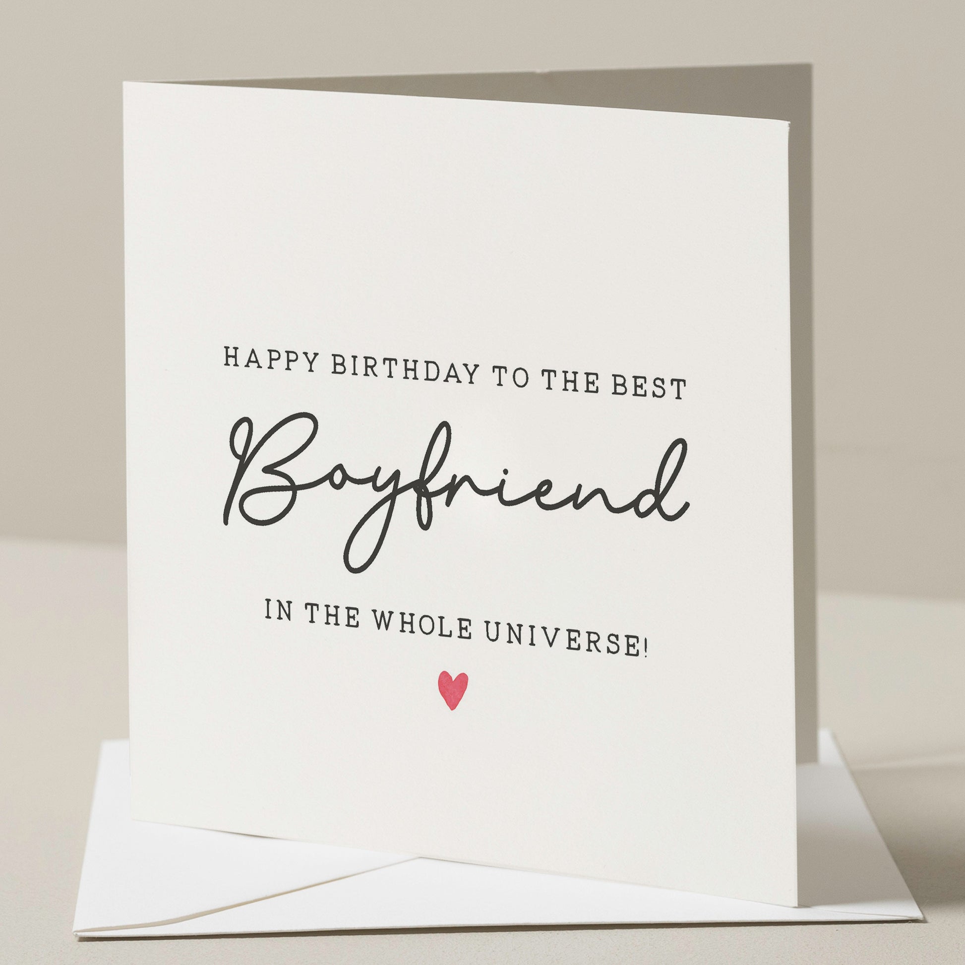 Best Boyfriend Card, Birthday Card For Boyfriend, Partner Birthday Card, Boyfriend Birthday Card, Romantic Card For Boyfriend