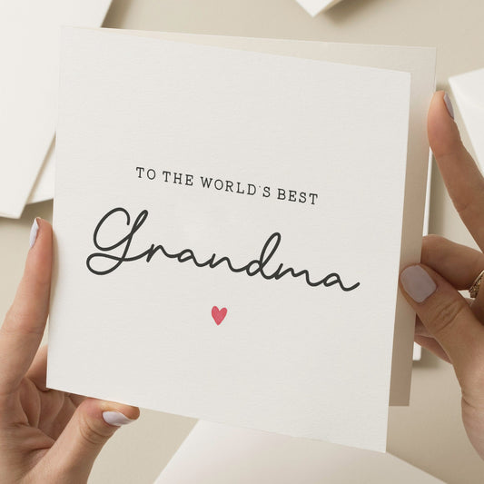 Birthday Gift For Grandma, Birthday Card For Grandma, Grandma Birthday Card, Best Nan Card, The Best Grandma Birthday Card