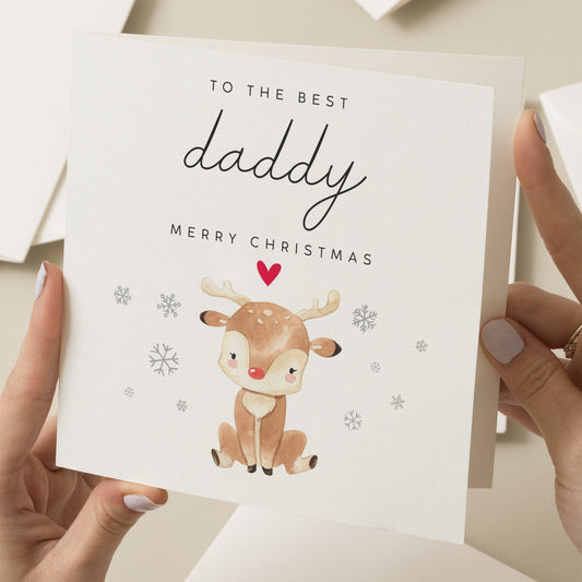 Christmas Card For Dad, Dad Christmas Card, Simple Christmas Card To Daddy, Amazing Dad Card, Xmas Card New Dad, Love You Dad