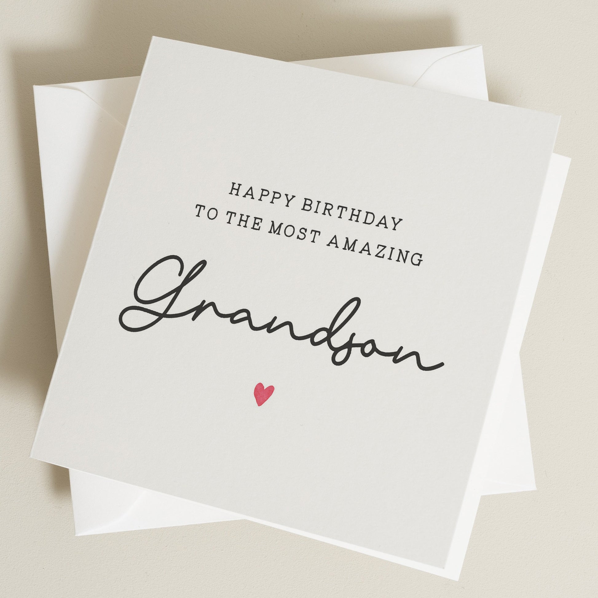 Birthday Card For Grandson, Birthday Gift To Grandson, Amazing Grandson Birthday Card, Boy Birthday Gift, Birthday Boy, For Him