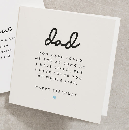 Cute Birthday Card For Dad, Daddy Birthday Card, Happy Birthday Dad Card, Birthday Card For Daddy, Amazing Daddy Birthday Gift BC1026