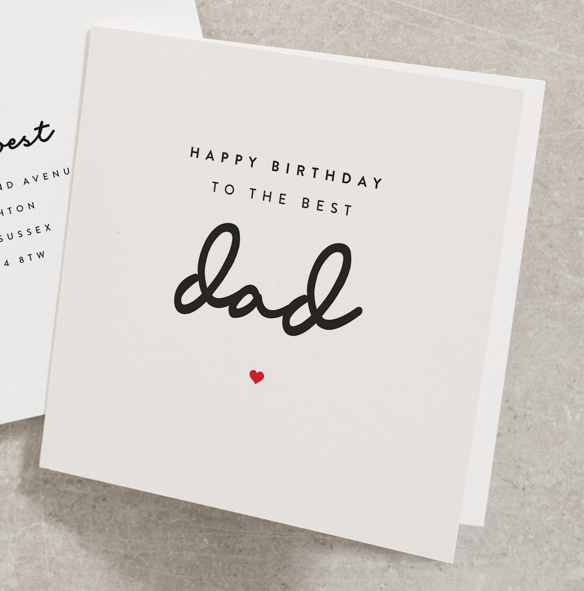 Happy Birthday Dad Card, To The Best Dad Birthday Card, Daddy Birthday Card, Birthday Card For Dad, Happy Birthday Dad Card BC1034