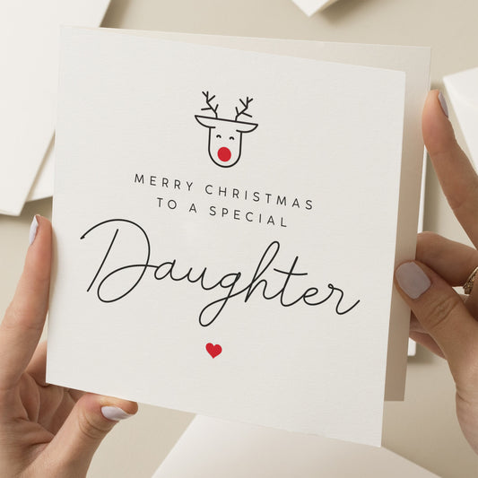 Daughter Christmas Card, Christmas Card For Daughter, Daughter Christmas Gift, Cute Christmas Card, Christmas Card For Kids, Xmas, Gift