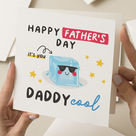 Funny Fathers Day Gift For Dad, Cool Dad Card, Pun Fathers Day Card, Happy Fathers Day Card For Him, Great Dad, World&#39;s Coolest Dad