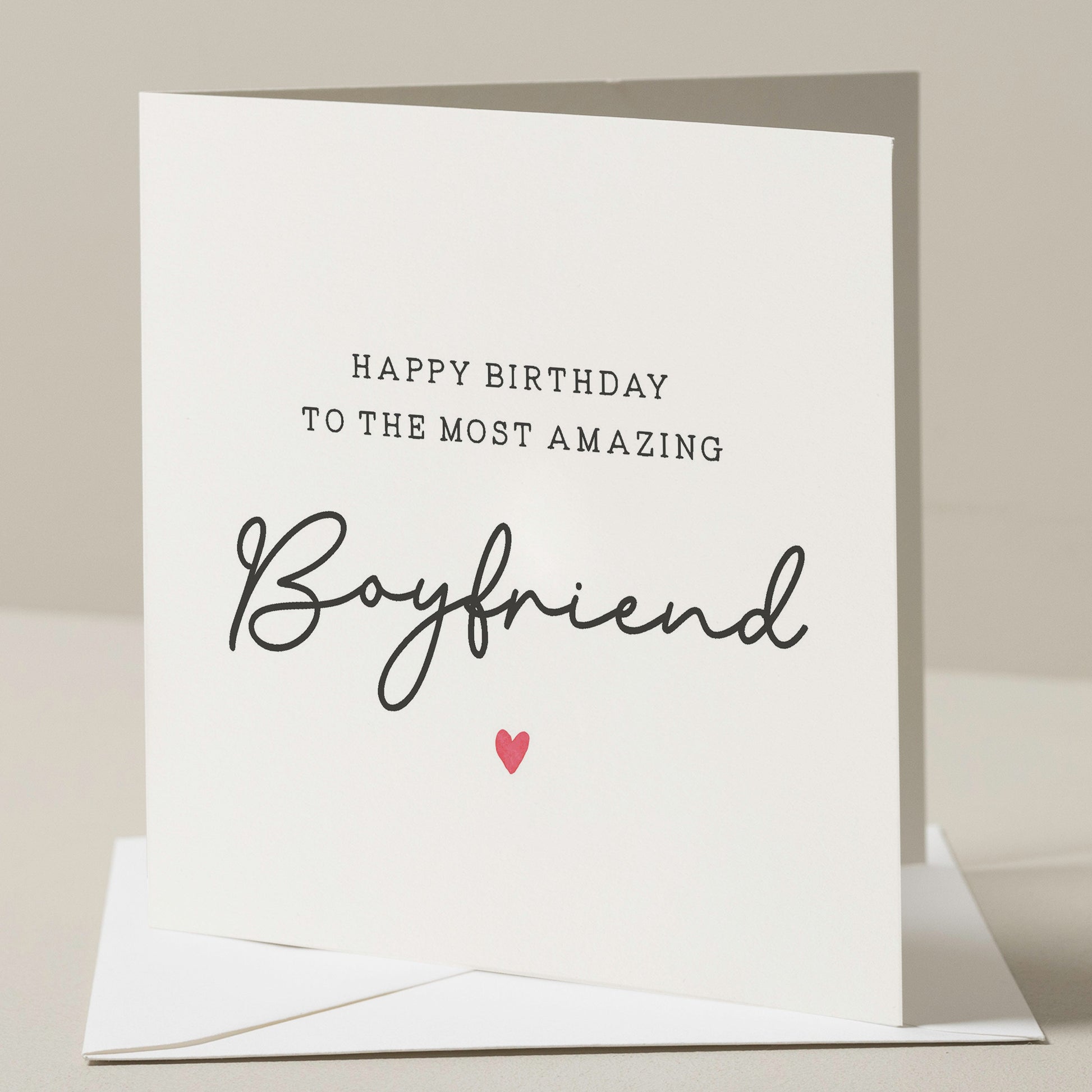 Birthday Card For Boyfriend, Boyfriend Birthday Card, Amazing Boyfriend Card, Birthday Gift For Boyfriend, Romantic Card For Boyfriend