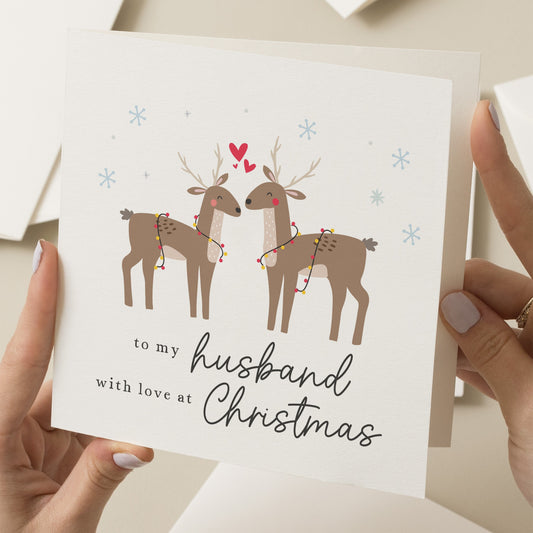 Husband Christmas Card, Christmas Card For Husband, Christmas Gift Husband, Boyfriend Christmas Card, Man Christmas Card