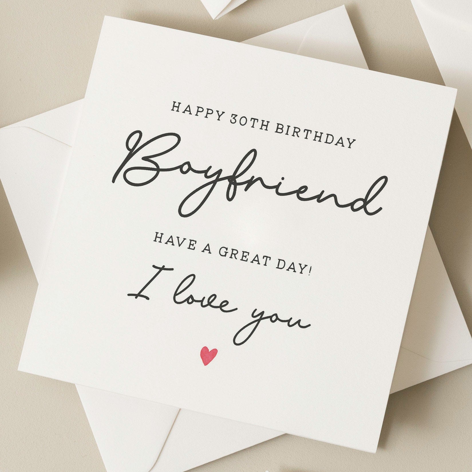 Boyfriend Birthday Card, 30th Birthday Gift For Him, 30th Birthday Card For Boyfriend, Thirtieth Birthday Card, Amazing Boyfriend