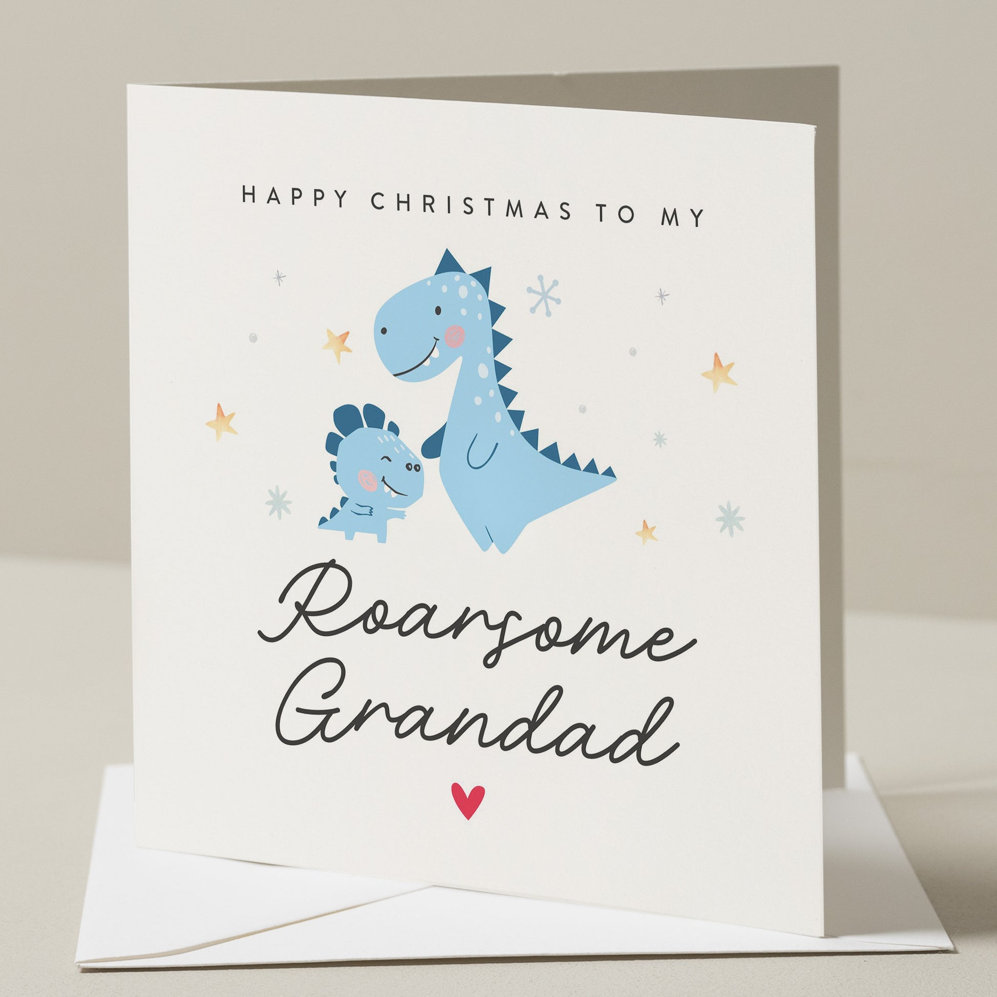 Grandad Christmas Card, Christmas Card For Grandpa, Christmas Grandad Card, Grandad Christmas Card, Xmas Card For Pops, Xmas Gift