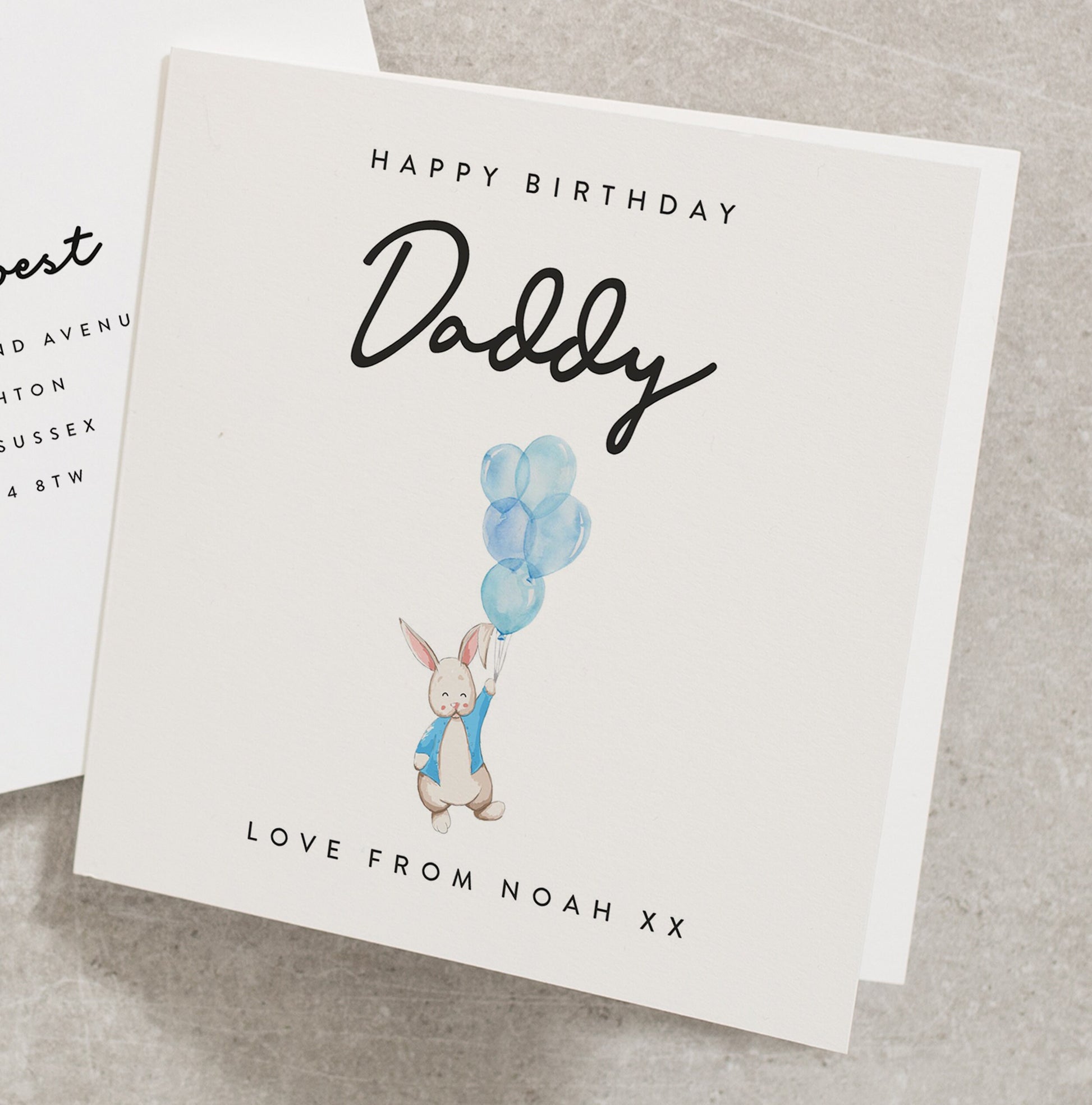 Happy Birthday Daddy Card, Personalised Dad Birthday Card, Birthday Card For Daddy, Daddy Birthday Card, Special Daddy Birthday Card BC1042