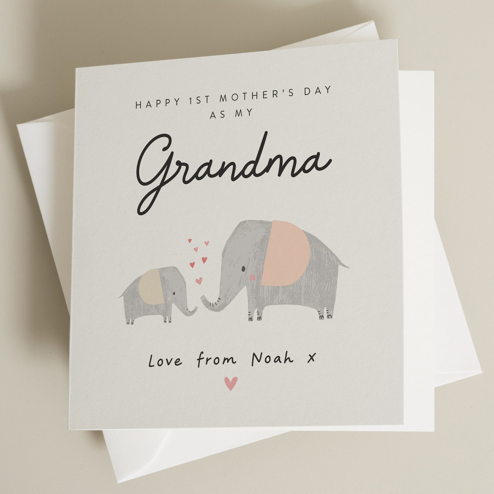 Personalised Grandma Mothers Day Card, Mothers Day Card For Grandma, First Mothers Day Card For Grandma, Grandparent Mothers Day Card