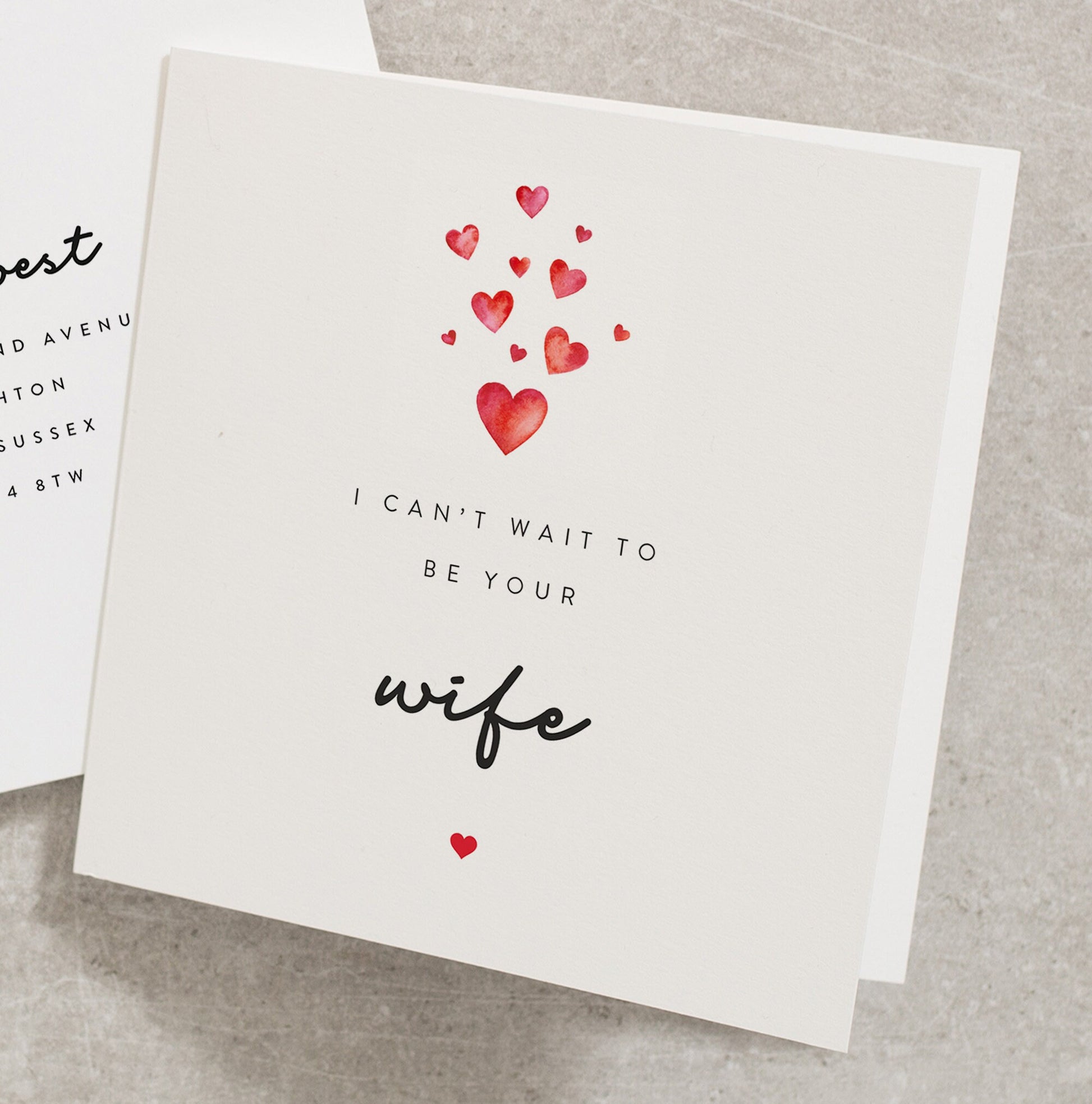 Husband Wedding Day Card, Happy Wedding Day Card For Husband, Wedding Gift Card From Wife, The New Mr and Mrs Card, Wedding Day Card WD028