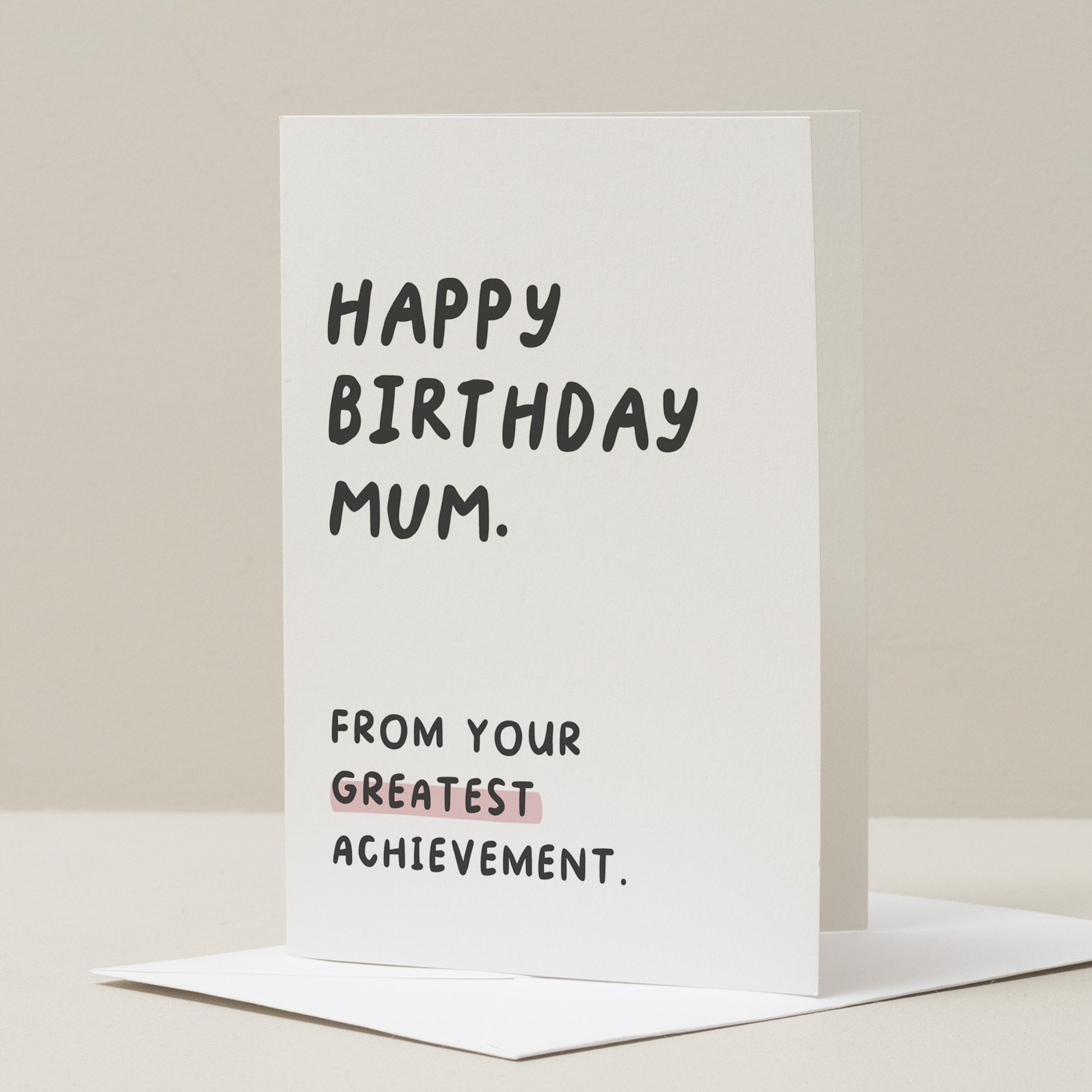 Mum Birthday Card, Funny Birthday Card For Mum, Mum Birthday Gift, Birthday Card For Her, From Daughter, Joke Birthday Card, For Mom, Mummy