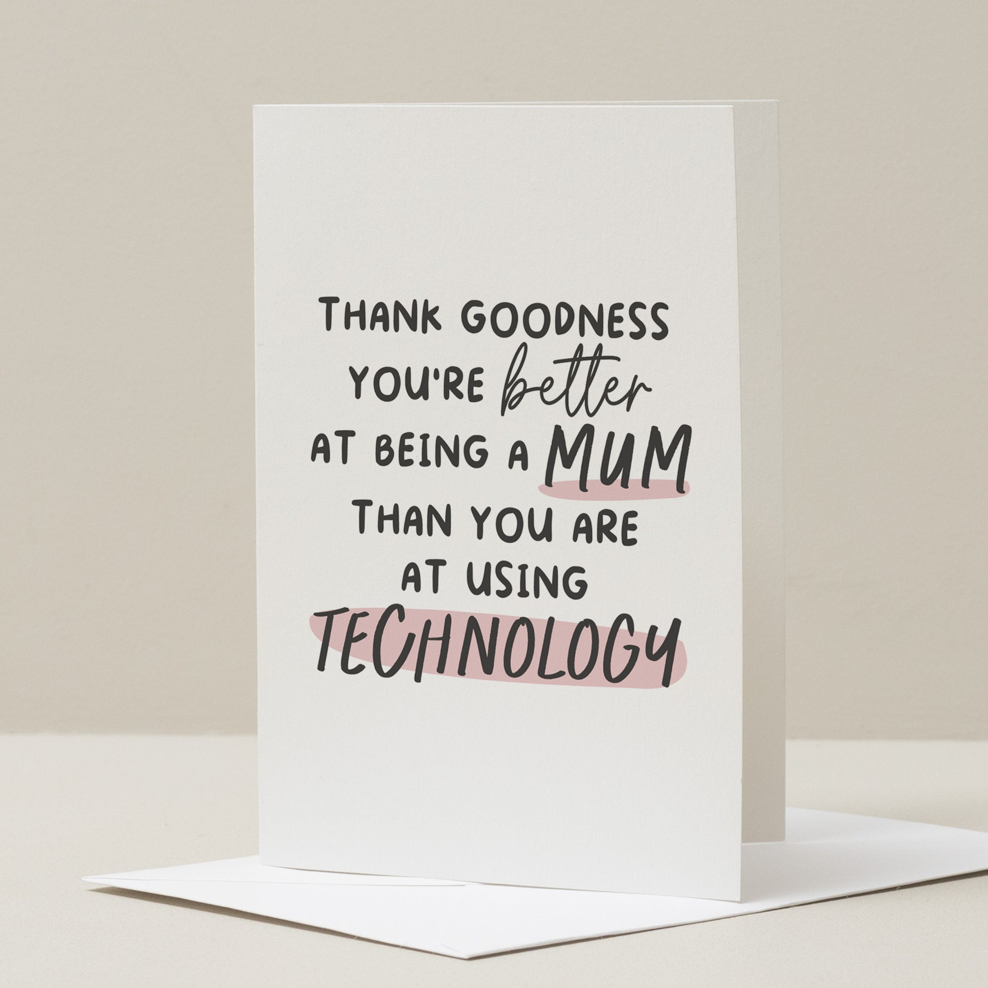 Funny Mothers Day Card, For Mum On Mother&#39;s Day Card, Mum Gift, Mothers Day Card For Mum, Card For Mothers Day, Funny Mum Card, Birthday