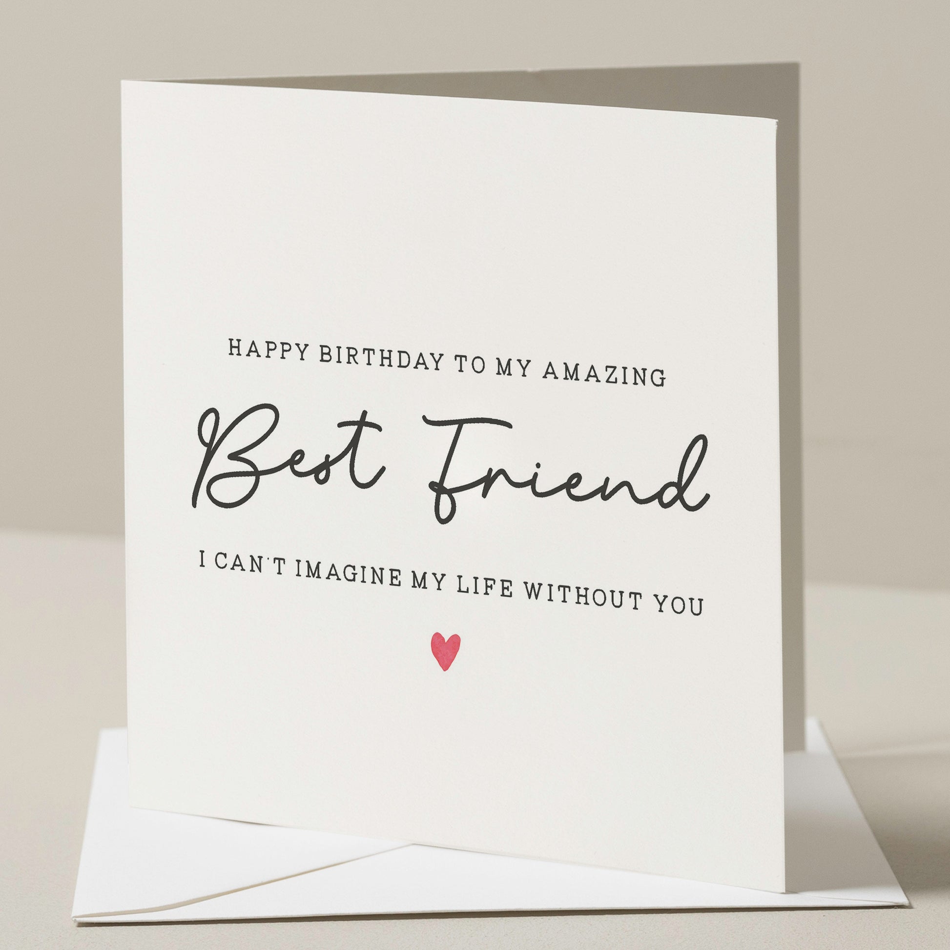 Gift For Best Friend Birthday, Best Friend Birthday Card, Birthday Card For Bestie, Happy Birthday Bestie Card, Best Friend Birthday Card