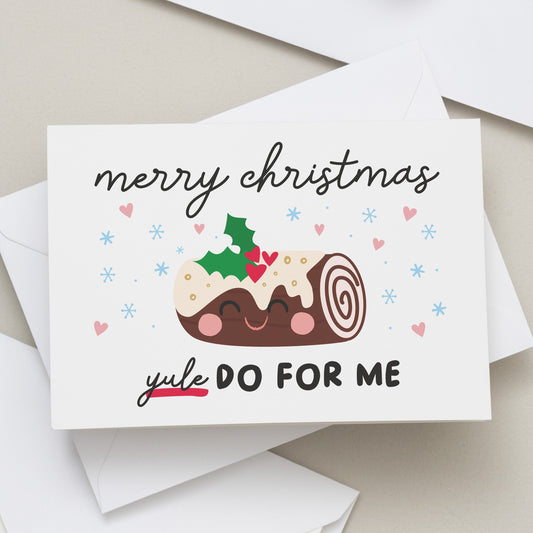 Husband Christmas Card, Funny Christmas Card For Husband, Boyfriend Christmas Card, Pun Christmas Card, For Him, For Partner