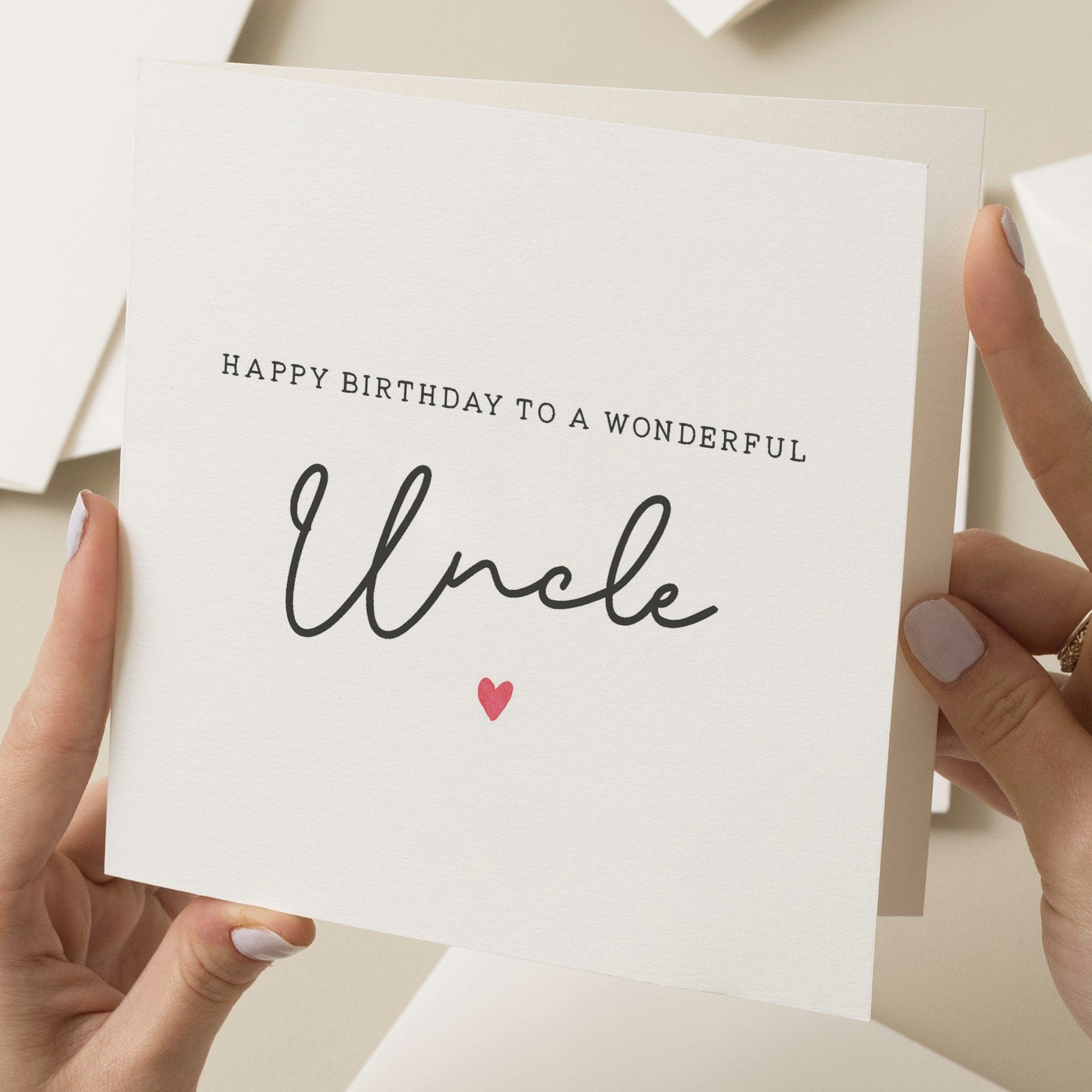 Uncle Birthday Card, Birthday Card For Wonderful Uncle, Uncle Birthday Gift, Birthday Gift For Him, Birthday Gift For Uncle