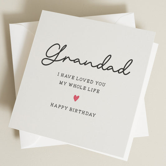 Grandad Birthday Card, Birthday Card For Grandad, Birthday Gift To Grandad, Grandad Birthday Gift, For Pops, Grandpa Birthday Gift