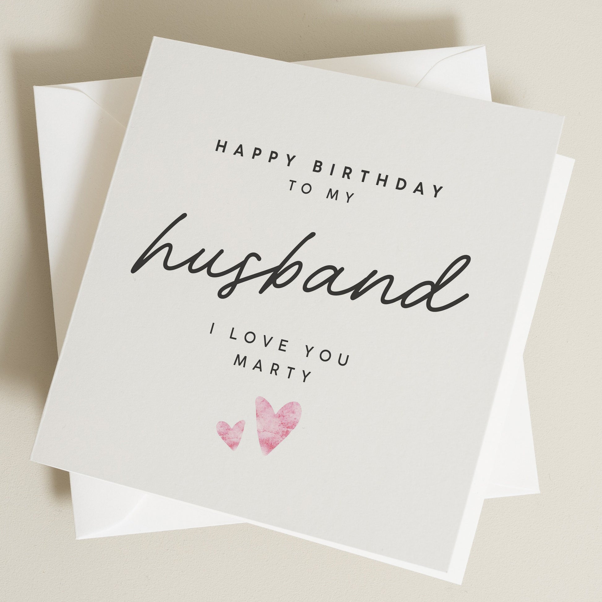 Husband Birthday Card, Romantic Birthday For Husband, Birthday Card For Him, Personalised Husband Birthday Card, Birthday Gift For Partner