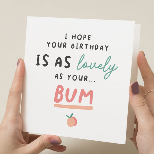 Wife Birthday Card, Cheeky Birthday Gift For Her, Birthday Card For Her, Cute Birthday Card, Romantic Birthday Card, For Partner, Girlfriend