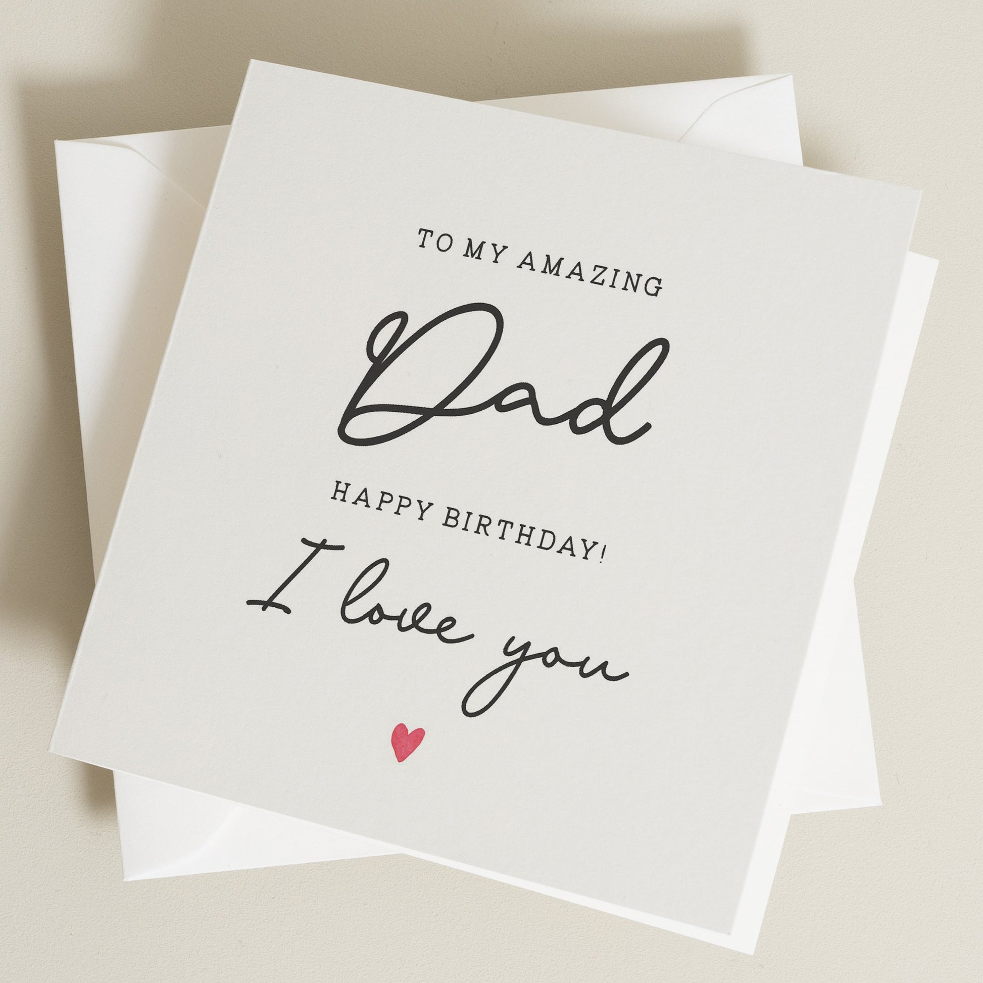 Amazing Dad Birthday Card, Simple Birthday Card For Dad, Birthday Gift For Dad, Happy Birthday Dad, Birthday Dad Gift, Simple Card To Dad