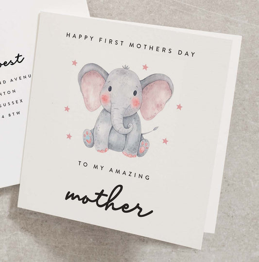 Happy First Mothers Day Card, Mothers Day Card For Mother, First Mothers Day Card, First Mothers Day Card, Special Mothers Day Card MD096