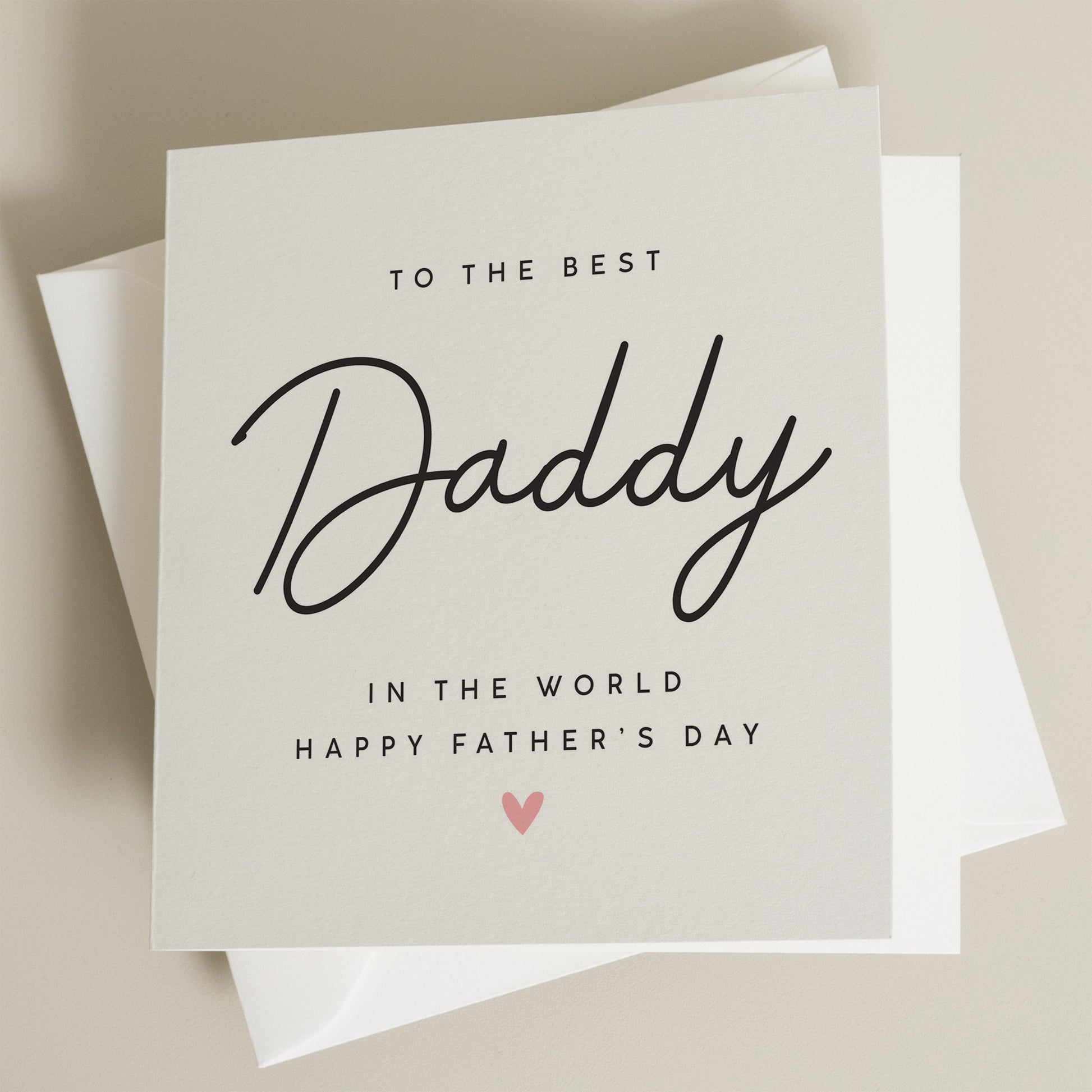 To The Best Dad Fathers Day Card, Cute Fathers Day Card, Best Dad Fathers Day Gift, Fathers Day Card From Child, Cute Dad Gift