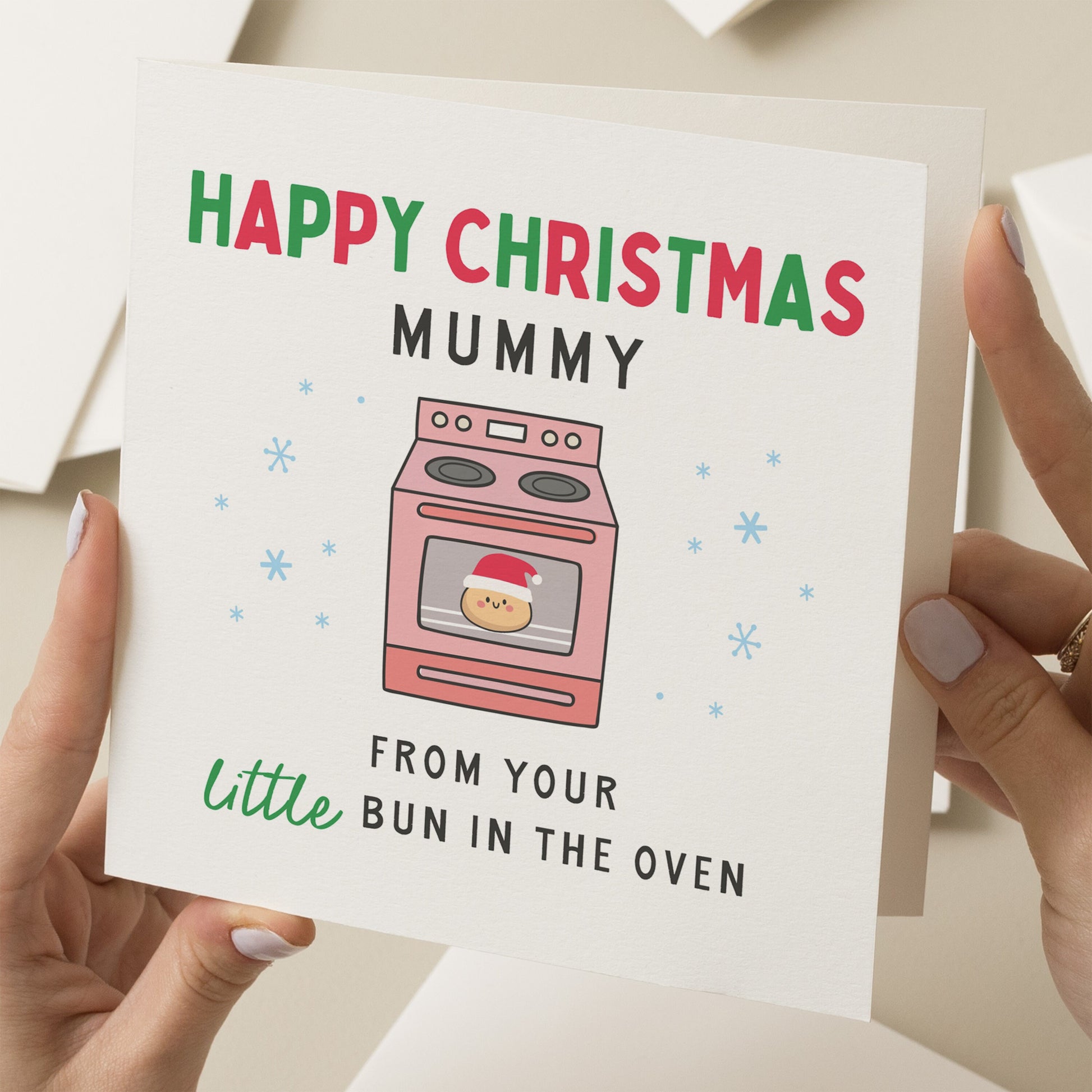 Christmas Card To Mummy From Bump, Christmas Card From Bump, Mummy Christmas Card, Bump Christmas Card, Mummy To Be, Mum, Mother, Xmas Gift