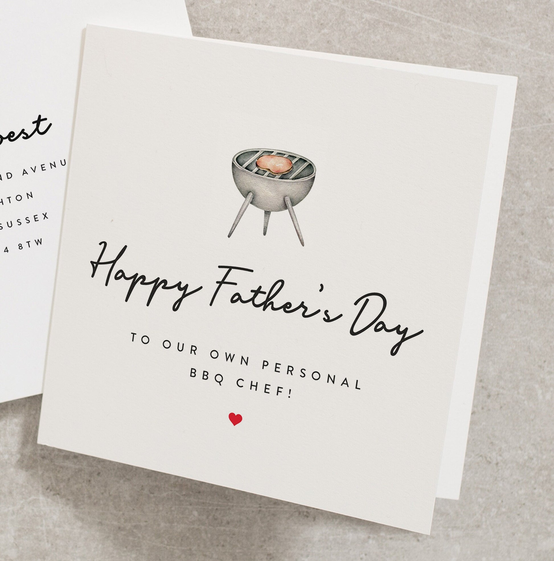 Happy Fathers Day Card, Fathers Day Card For Daddy, Dad Fathers Day Card, Fathers Day Card With Illustration, Card For Fathers Day FD160