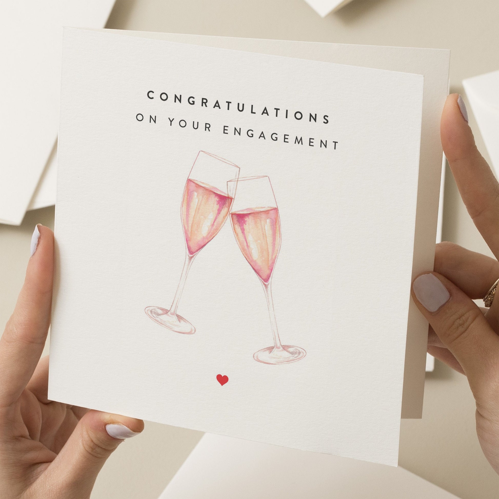 Engagement Card For Couple, Congratulations On Your Engagement, Card For The Happy Couple, Engagement Card For Friends, Celebrate Engagement