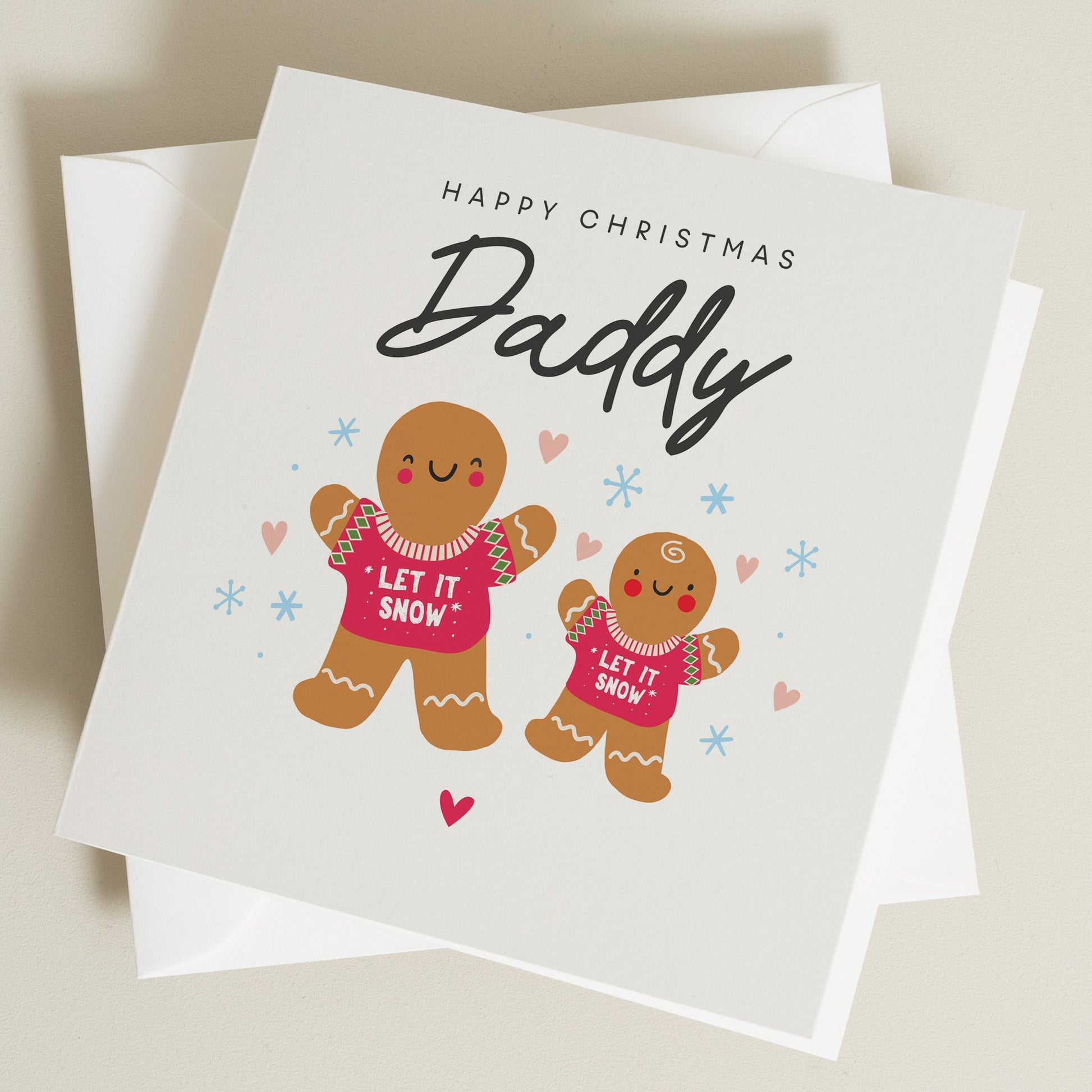 Daddy Christmas Card, Dad Christmas Card From Baby, Newborn Baby Christmas Card, Christmas Card For Daddy, Christmas Card For Dad From Kids