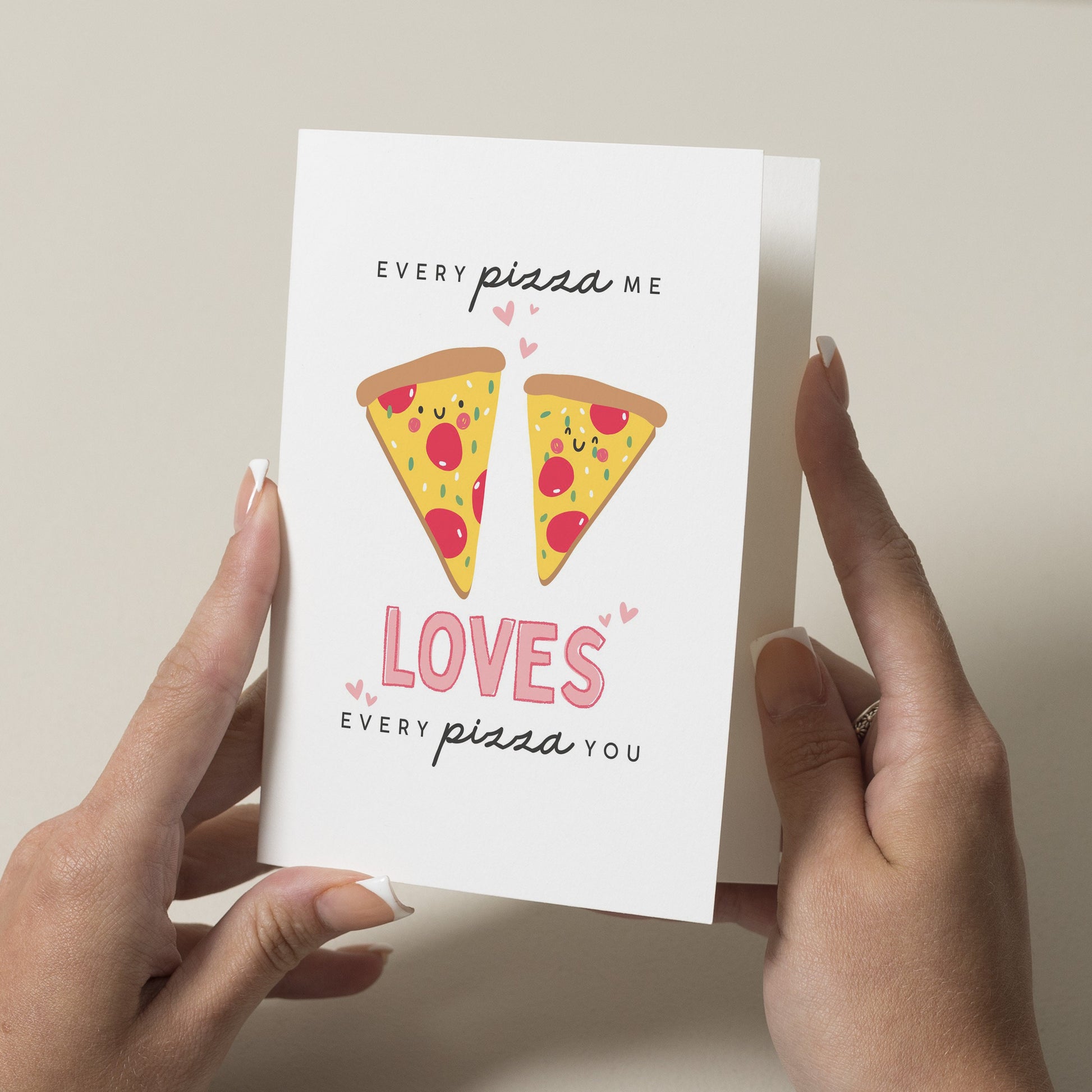 Pizza Pun Card For Him, Funny Valentines Day Card For Boyfriend, Husband Valentines Day Card, Valentines Gift Husband Card, Valentines Card