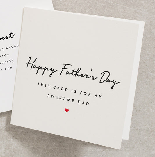 Cute Fathers Day Card, Happy Fathers Day Card For Daddy, Dad Fathers Day Card, Happy Fathers Day Card, Fathers Day Card, For Dad Card FD129