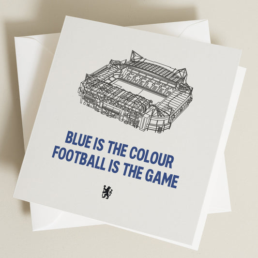 Football Birthday Card, Chelsea Football Club Birthday Card, Dad Birthday Card, Birthday Card, Birthday Card For Son BC1271