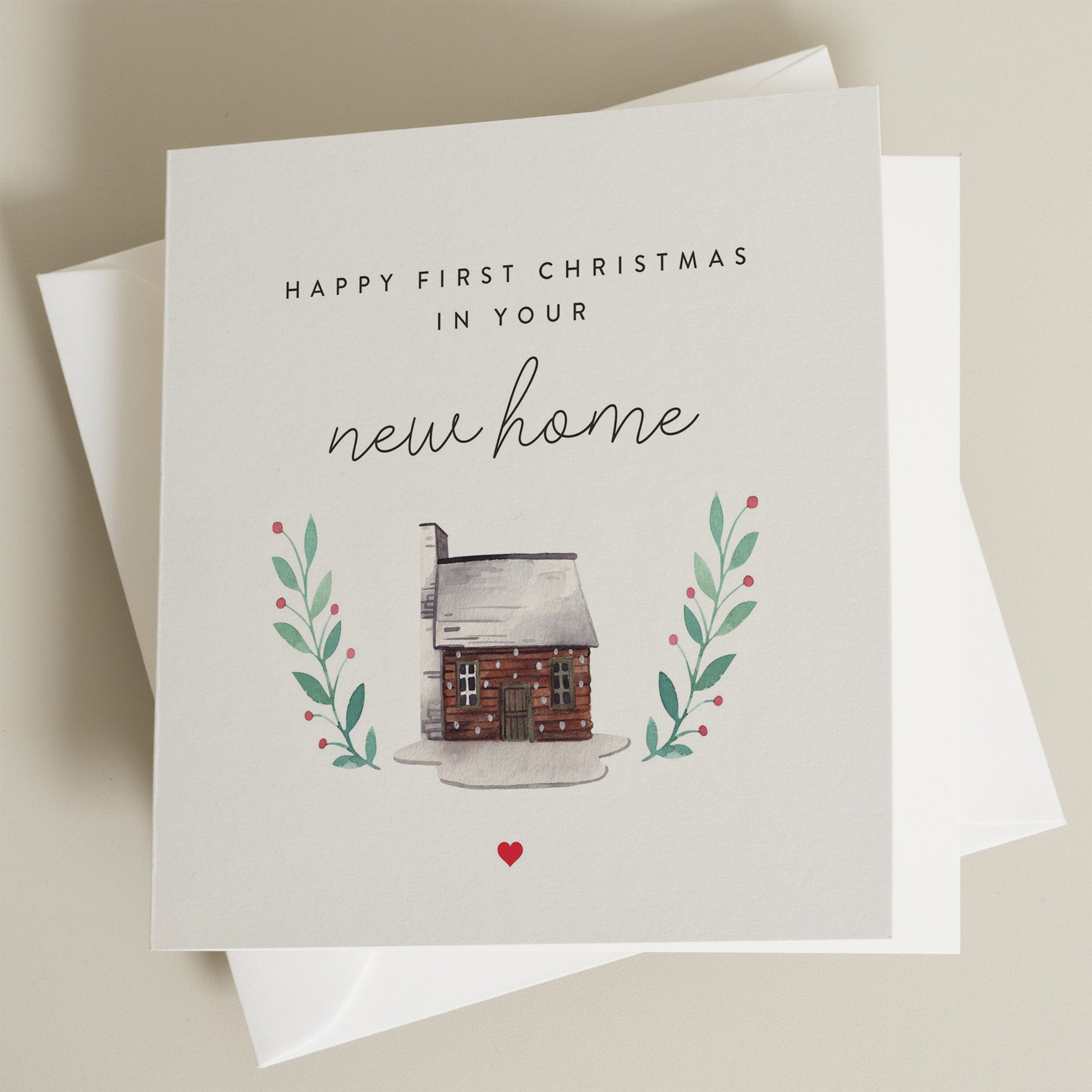 2023 1st Christmas In New Home, New Home Christmas Card, Friends Christmas Card, Card For Home, Friends Christmas Card, Christmas Friend