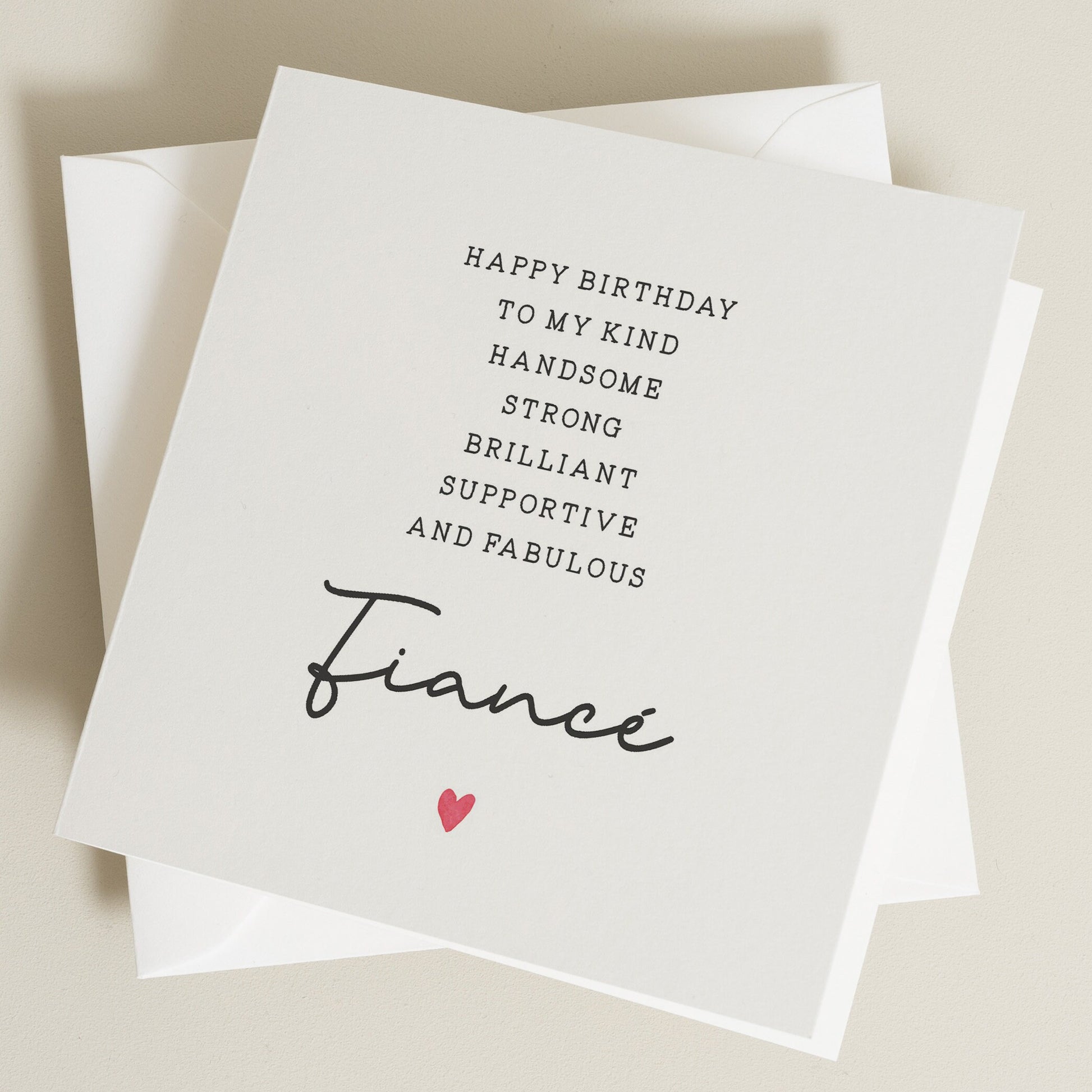 Poem Birthday Card For Fiancé, Fiancé Birthday Card, Fiance Poem Birthday Card, Birthday Card For Him, Fiance Gift For Him