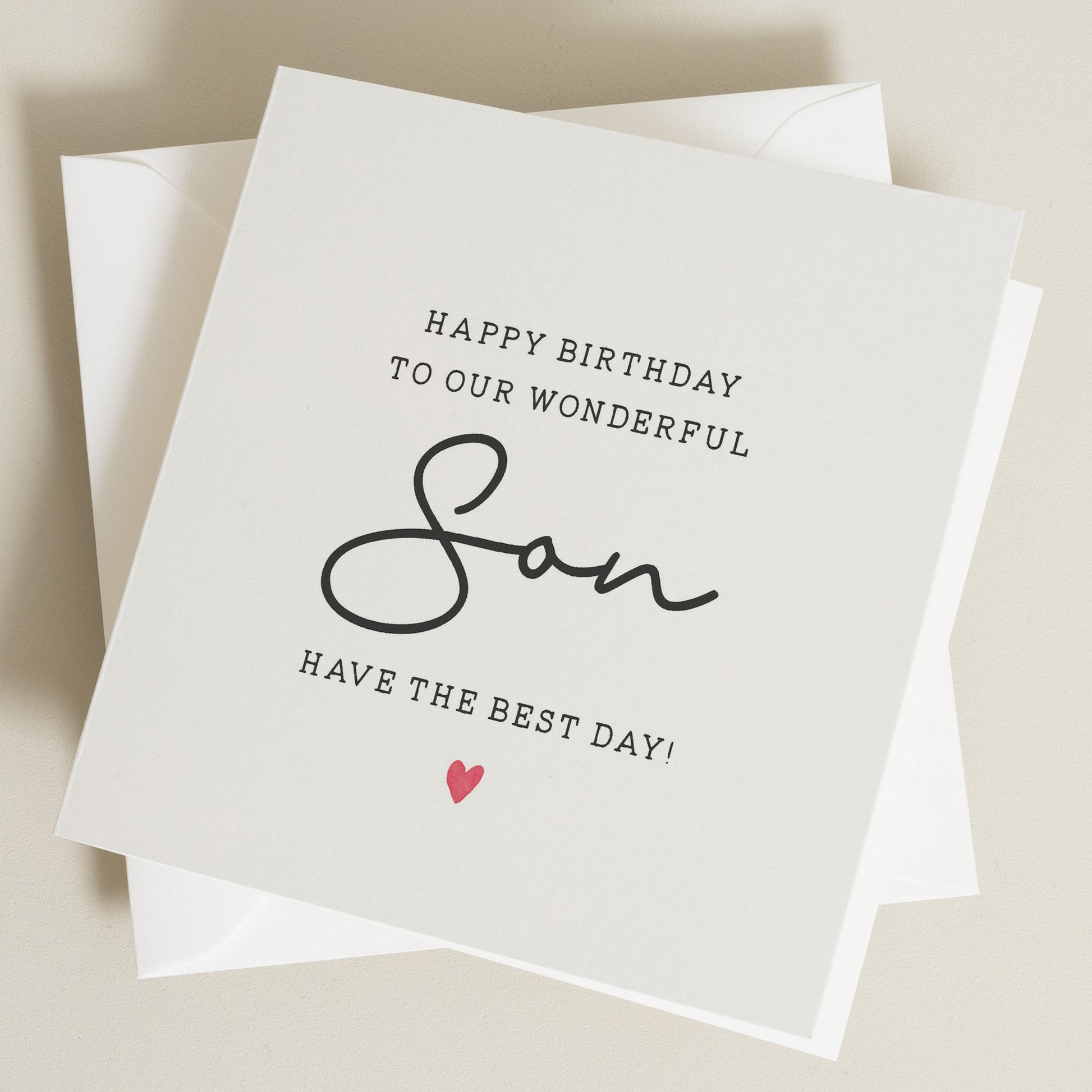 Birthday Card For Son, Birthday Gift To Son, Wonderful Son Birthday Card, Boy Birthday Gift, Birthday Boy, For Him, Best Son In The World