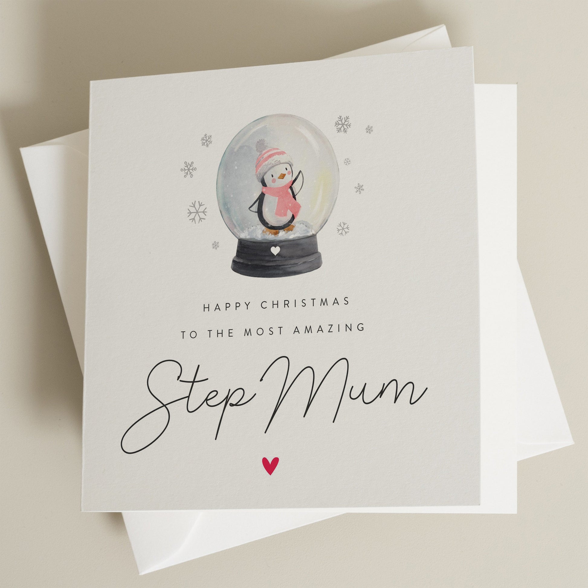 Step mum Christmas Card, Christmas Card for Step Mum, Christmas Card Step Parent, Christmas Card Step-Mum, Xmas Gift Stepmum