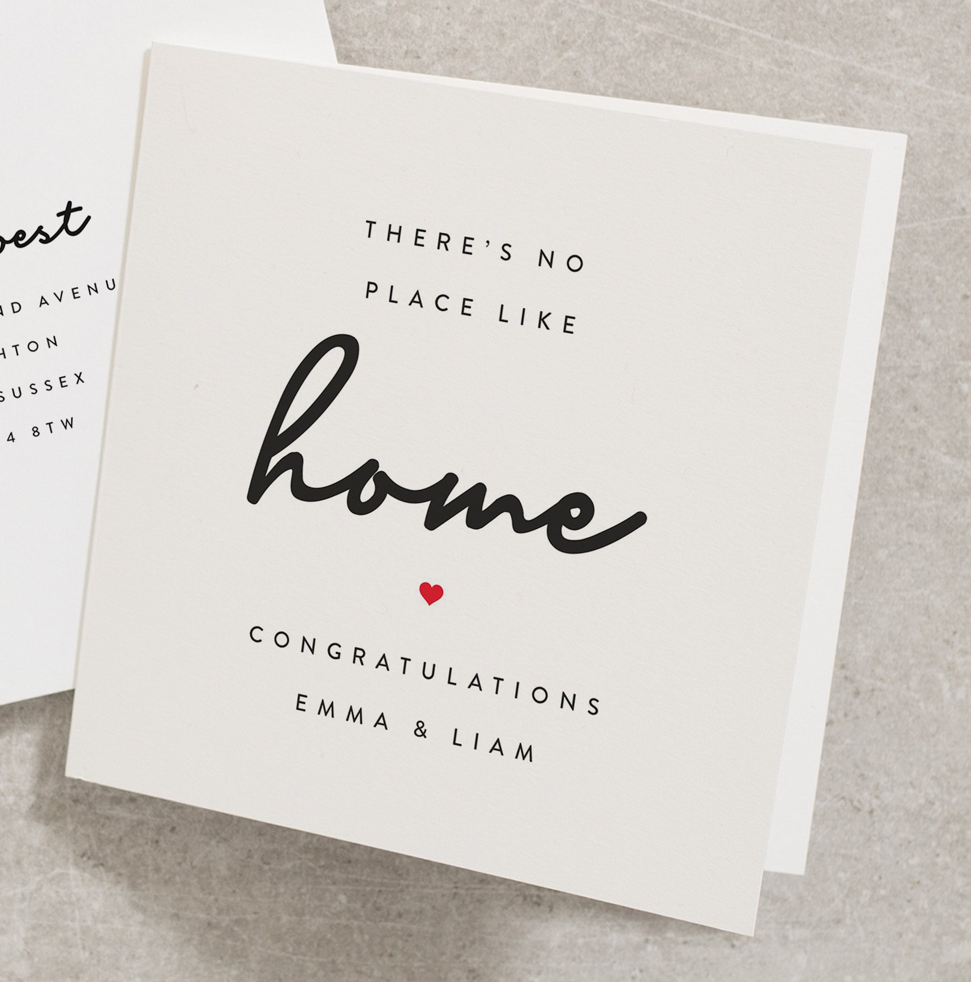 Congratulations On Your New Home Card, Housewarming Card, Happy Moving Day Card, New Home Card For Friends, Moving House Card NH020