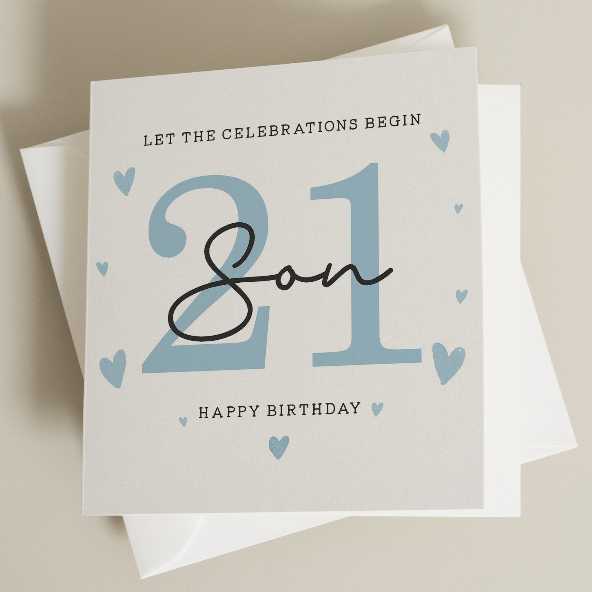 21st Birthday Card, For Son, Son 21st Birthday Card, 21st Birthday Card For Son, 21st Birthday Gift For Him, Twenty One